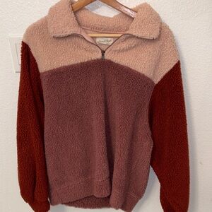 Universal Thread Pink/Red Teddy Jacket